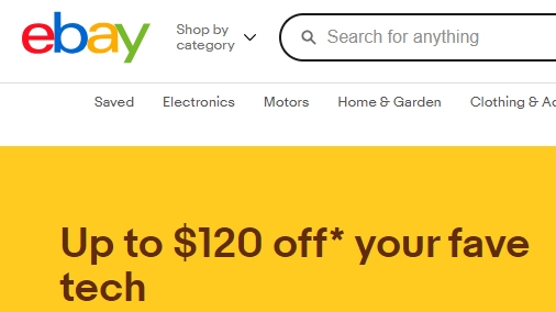 eBay满减活动：最高减$120！