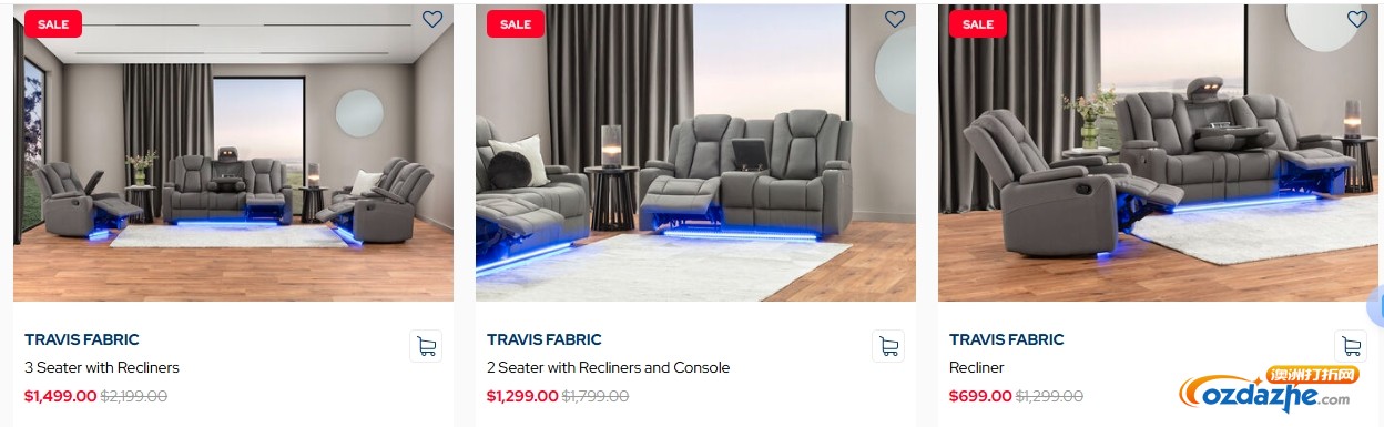 Amart Furniture Frenzy Sale促销：最高50%折扣！
